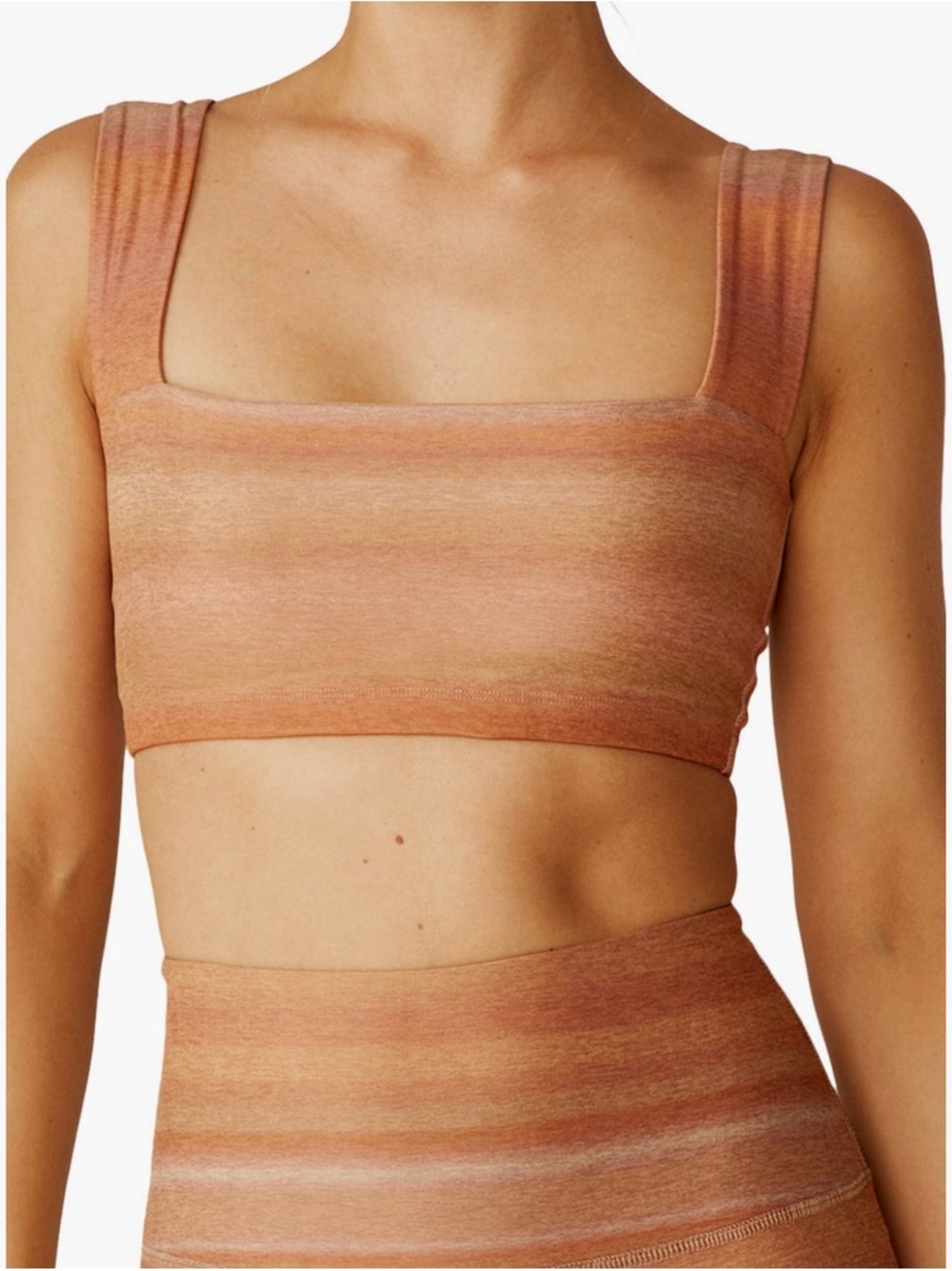 Beyond Yoga Burnt Orange Yoga Bra/Top